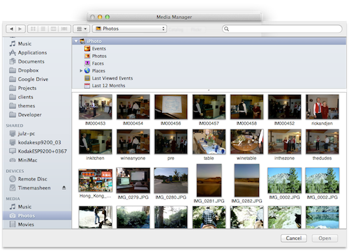 Photos in finder