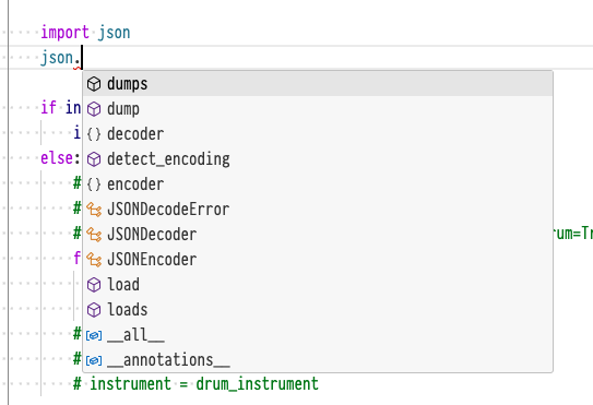 Intellisense