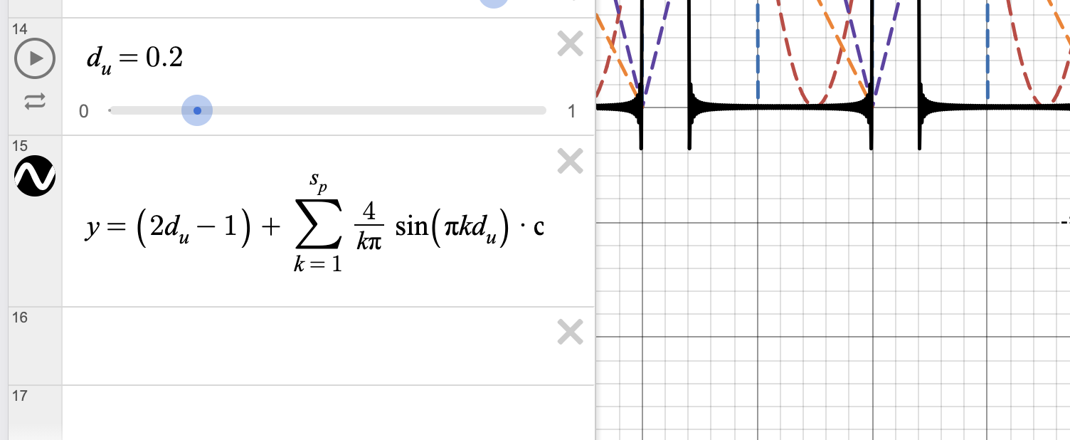 LaTeX in Desmos